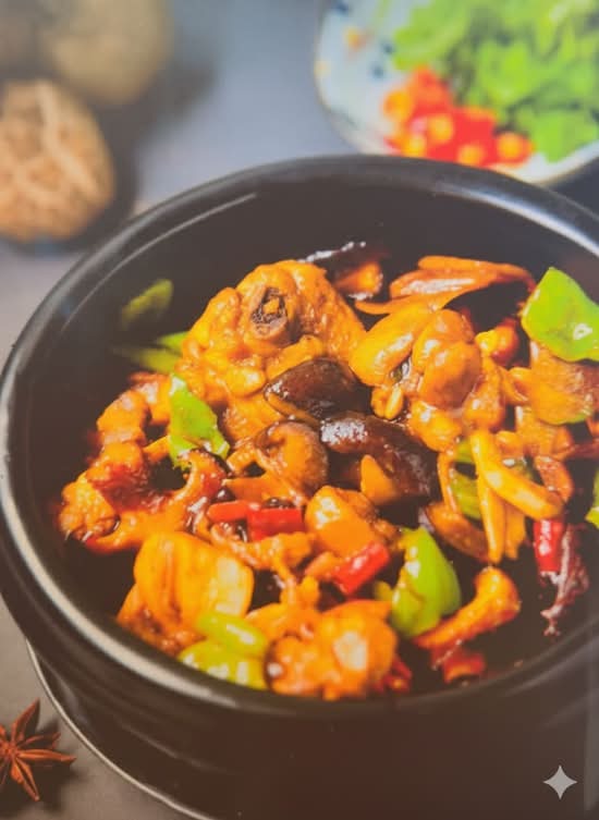 Mushroom Chicken Casserole 香菇鸡煲